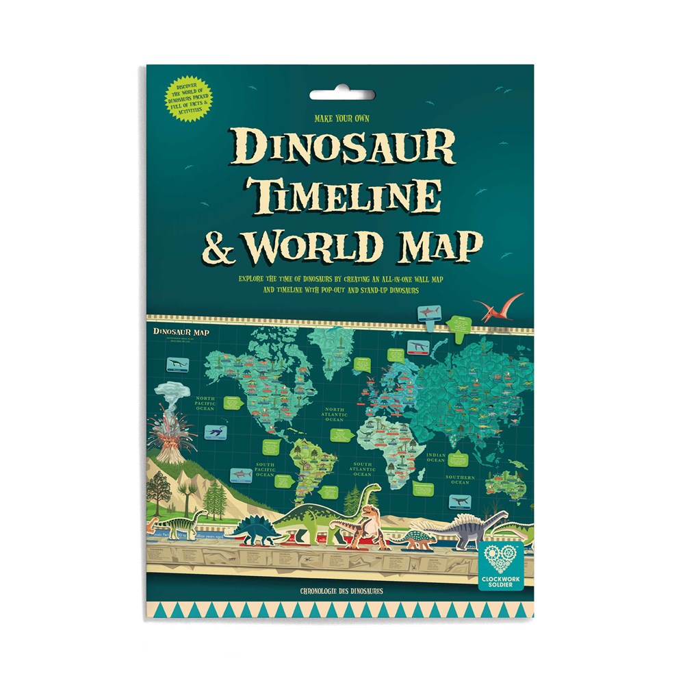 Create Your Own Dinosaur Timeline & World Map - Clockwork Soldier