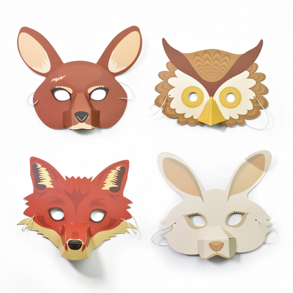 Create Your Own Woodland Animal Masks - Clockwork Soldier