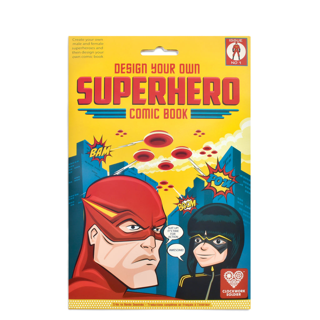Design Your Own Superhero Comic Book - Clockwork Soldier