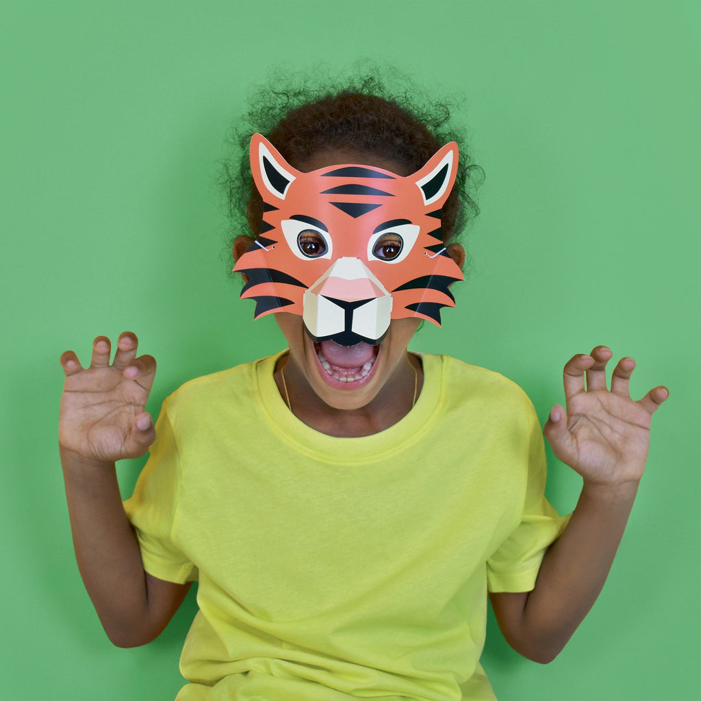 Create Your Own Jungle Animal Masks - Clockwork Soldier