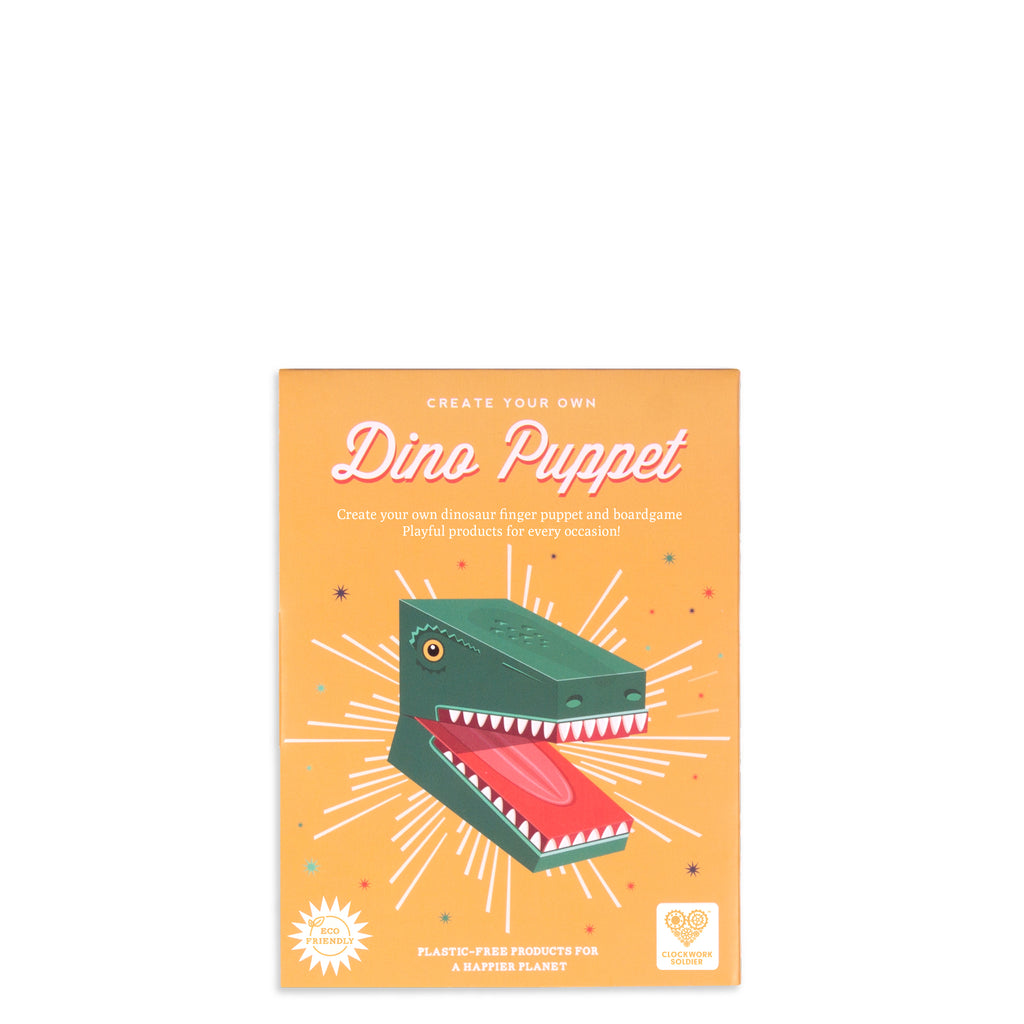 Create Your Own Dino Finger Puppet - Clockwork Soldier
